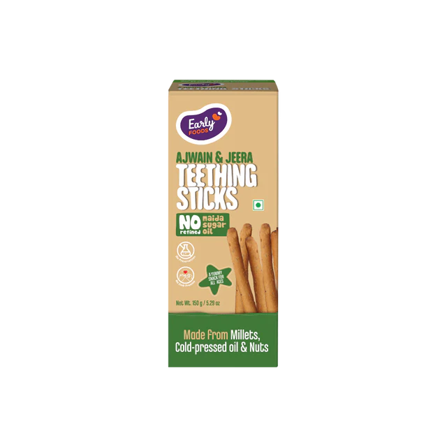 Ajwain & Jeera Jaggery Teething Sticks 150g