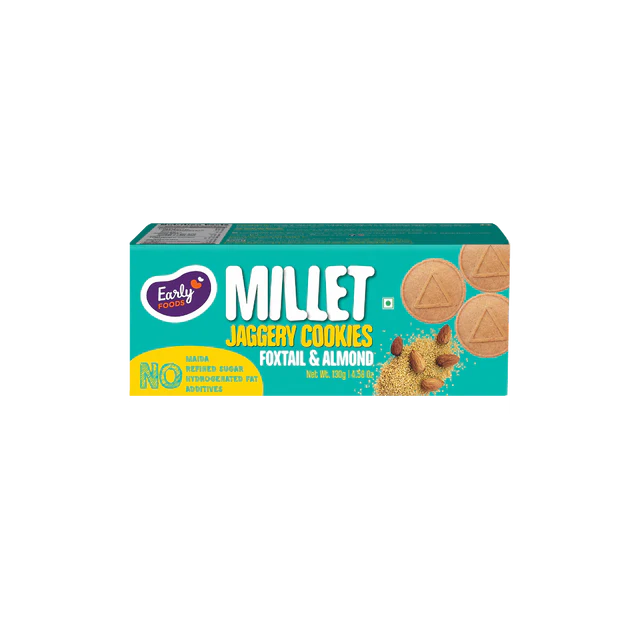 Foxtail Millet & Almond Jaggery Cookies 130g